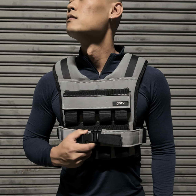 Grav Weight Vest 16kg - Reflective Grey