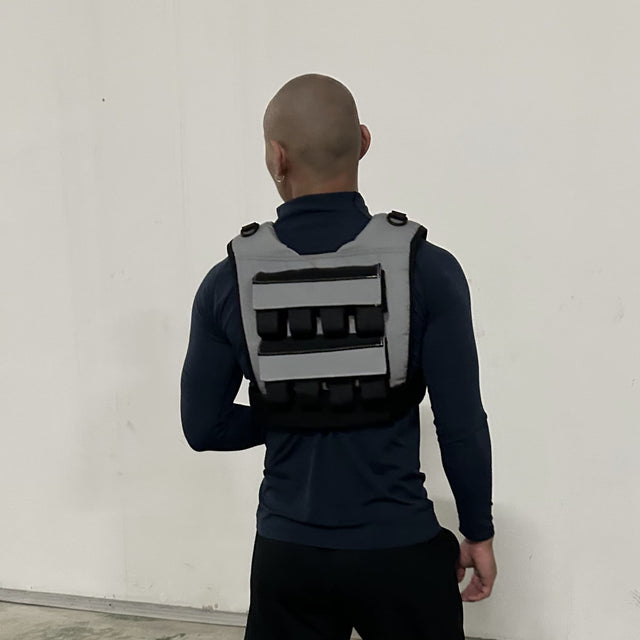 Grav Weight Vest 16kg - Reflective Grey