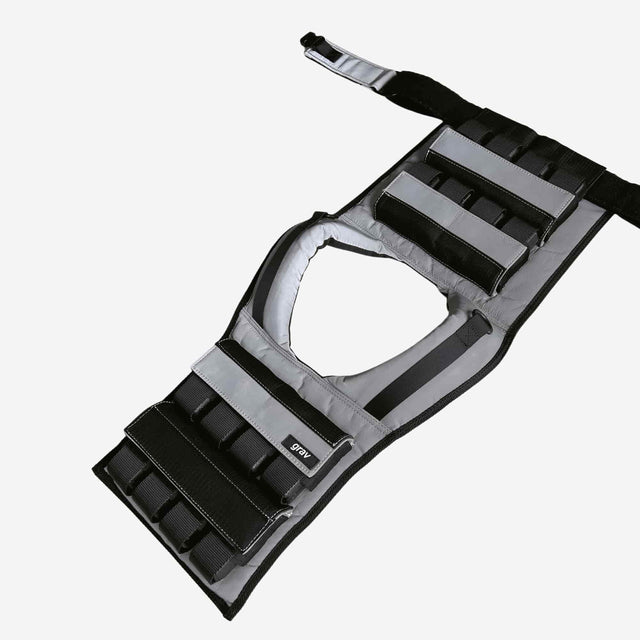 Grav Weight Vest 16kg - Reflective Grey