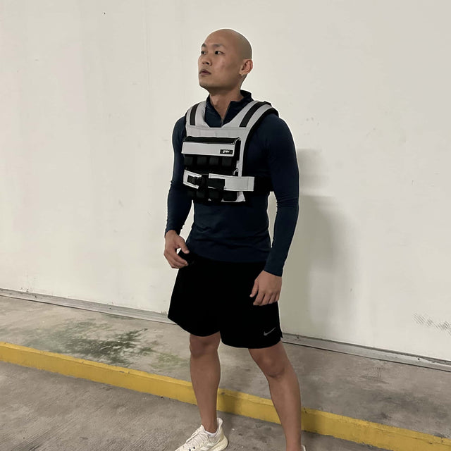 Grav Weight Vest 16kg - Reflective Grey
