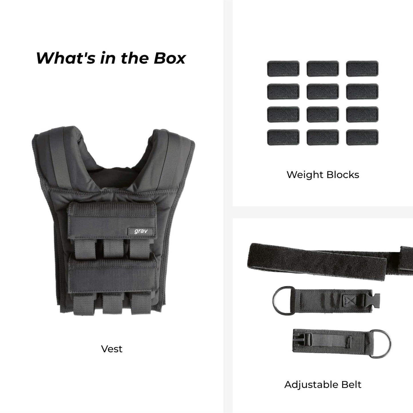 Grav Weight Vest 12kg