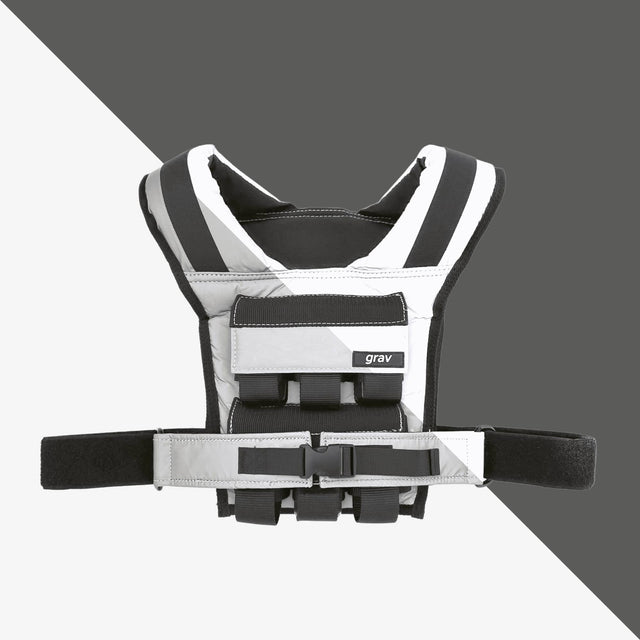Grav Weight Vest 12kg - Reflective Grey